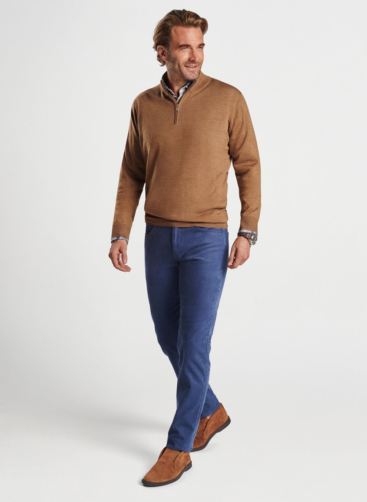Peter Millar Autumn Crest 1/4 Zip - Turbinado