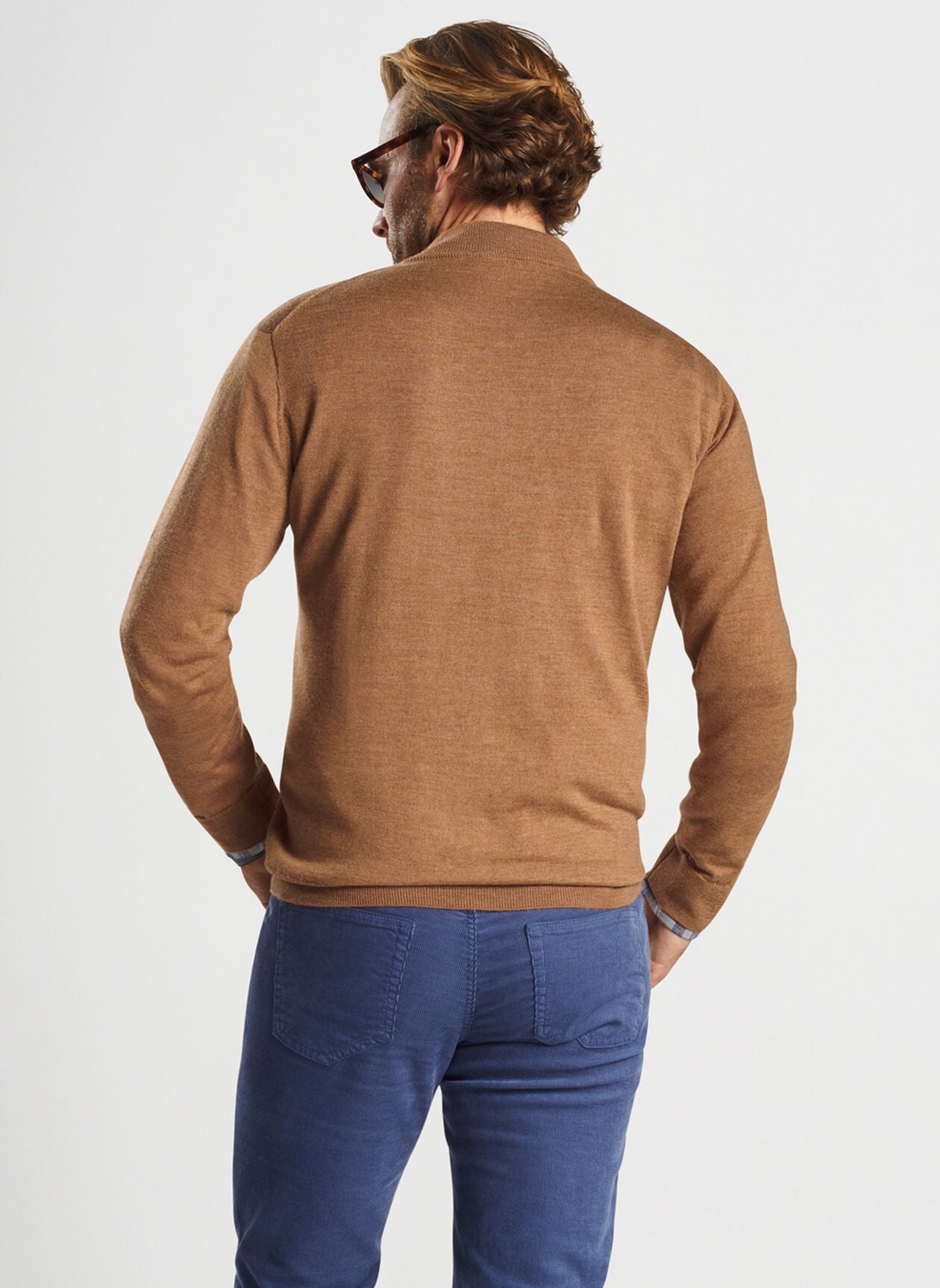 Peter Millar Autumn Crest 1/4 Zip - Turbinado