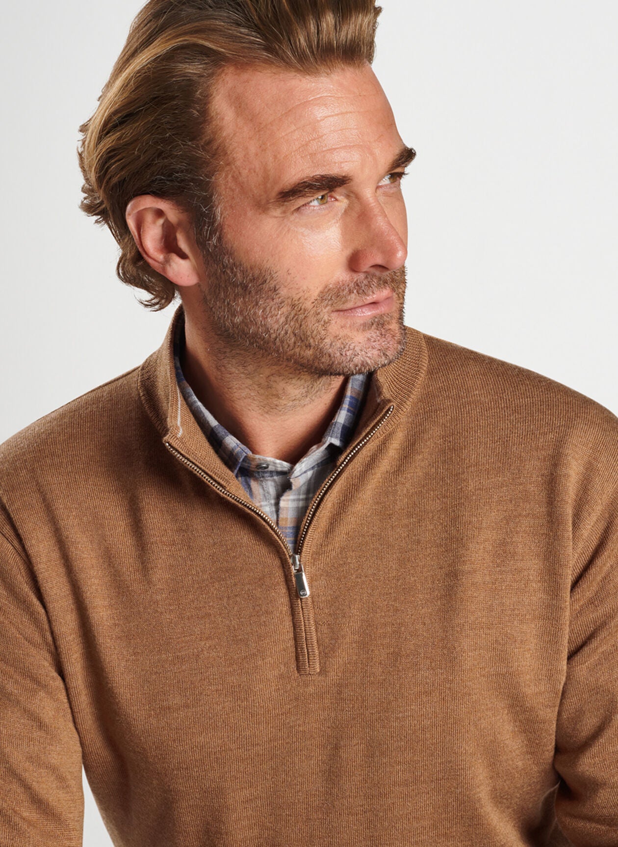Peter Millar Autumn Crest 1/4 Zip - Turbinado