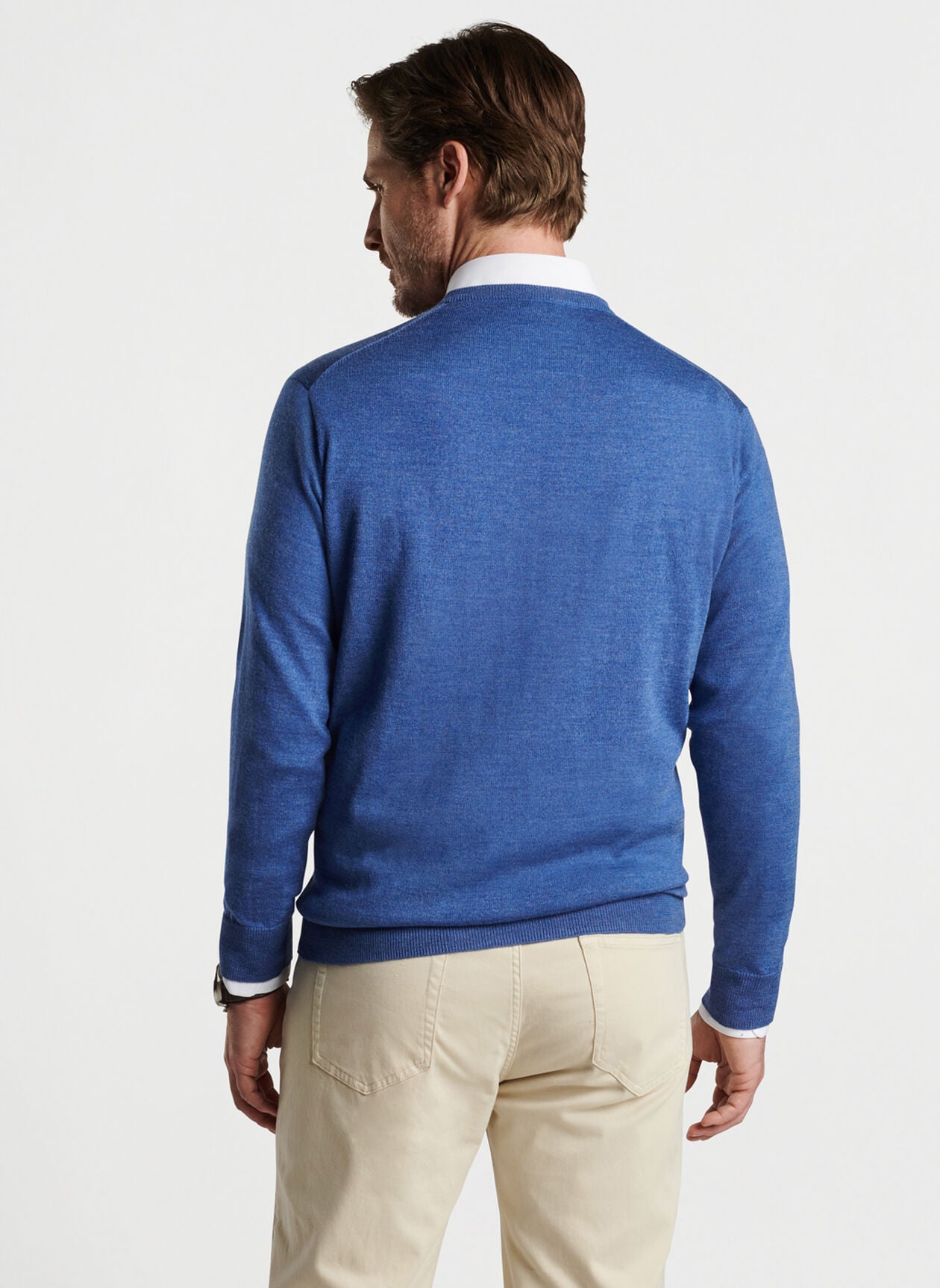 Peter Millar Autumn Crest V-Neck - Star Dust