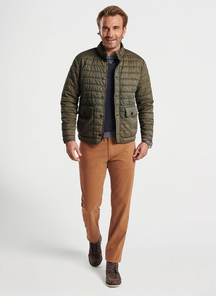 Peter Millar Crown Greenwich Garment Dyed Bomber Jacket - ShopStyle