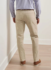 Peter Millar Superior Soft Corduroy Five Pocket Pant - Stone