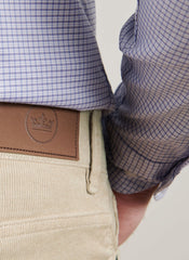 Peter Millar Superior Soft Corduroy Five Pocket Pant - Stone