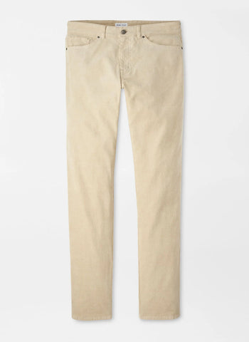 Peter Millar Superior Soft Corduroy Five Pocket Pant - Stone
