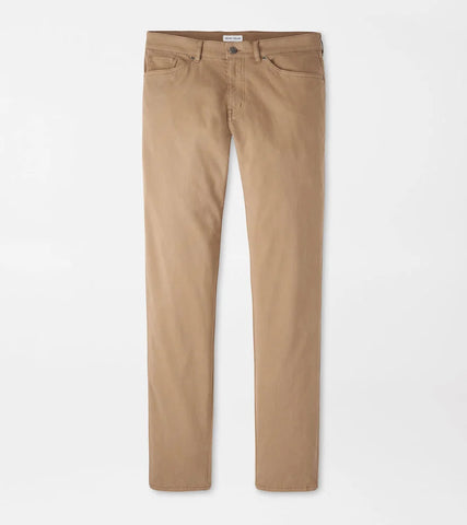 Peter Millar Signature Sateen Five Pocket Pant - Rye