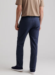 Peter Millar Brevard Performance Flannel Five Pocket Pant - Navy