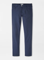 Peter Millar Brevard Performance Flannel Five Pocket Pant - Navy