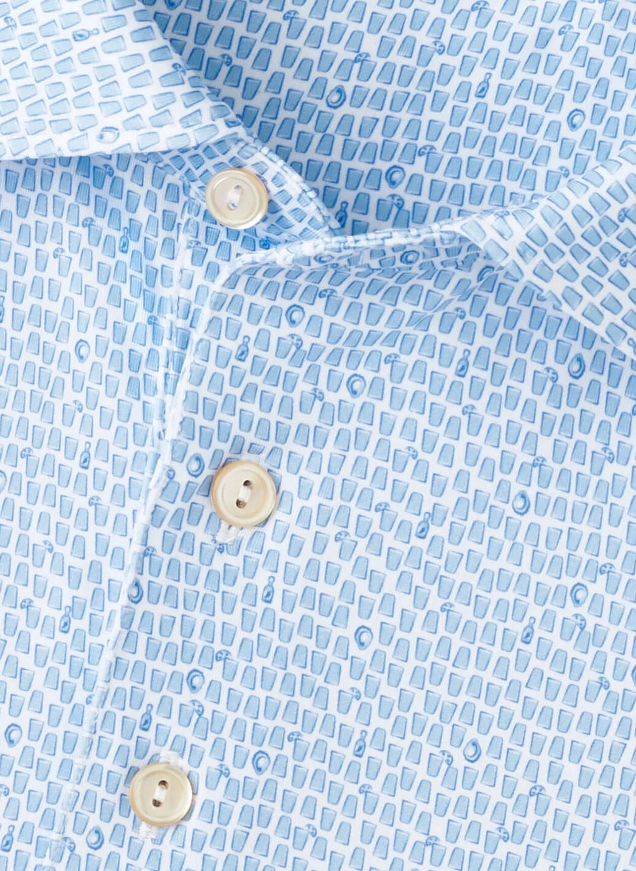 Peter Millar Oyster Shooter Performance Jersey Polo - White