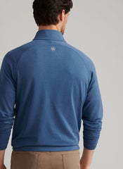 Peter Millar Beaumont Performance 1/4 Zip - Blue Haze
