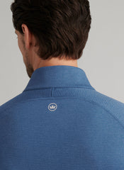 Peter Millar Beaumont Performance 1/4 Zip - Blue Haze