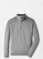 Peter Millar Beaumont Performance 1/4 Zip - Oslo Grey