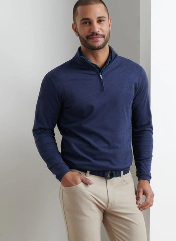 Peter Millar Ardent Air Performance 1/4 Zip - Navy