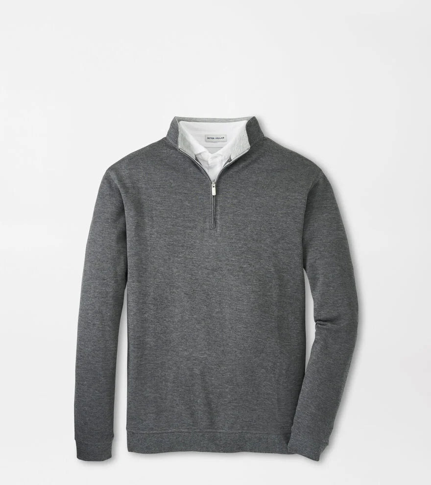 Peter Millar Crown Comfort Pullover - Charcoal