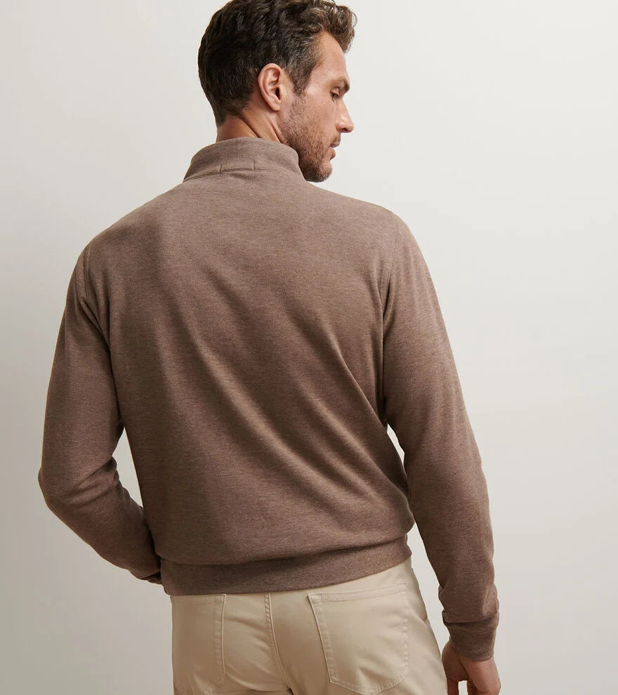 Peter Millar Crown Comfort Pullover - Poplar Brown