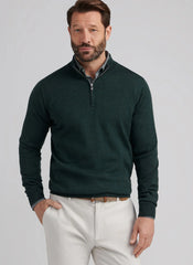Peter Millar Autumn Crest 1/4 Zip - Nordic Pine