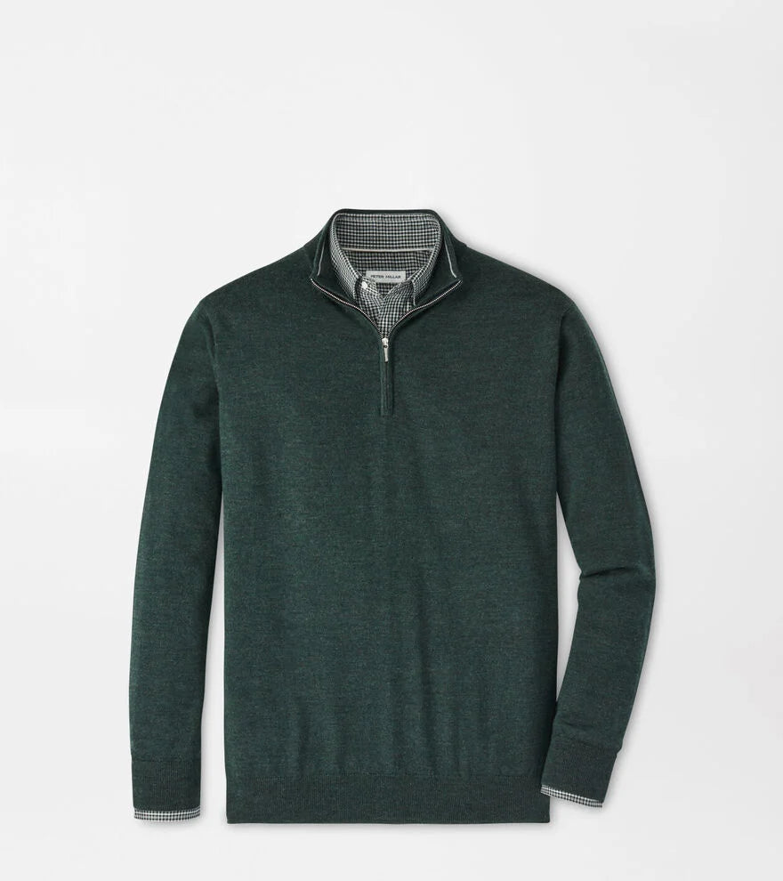 Peter Millar Autumn Crest 1/4 Zip - Nordic Pine