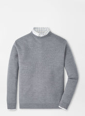 Peter Millar Autumn Crest Honeycomb Crewneck Sweater - Gale