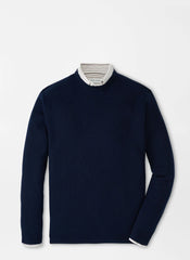 Peter Millar Autumn Crest Honeycomb Crewneck Sweater - Navy