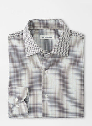 Peter Millar Jackson Crown Lite Cotton Stretch Sport Shirt - Poplar Brown