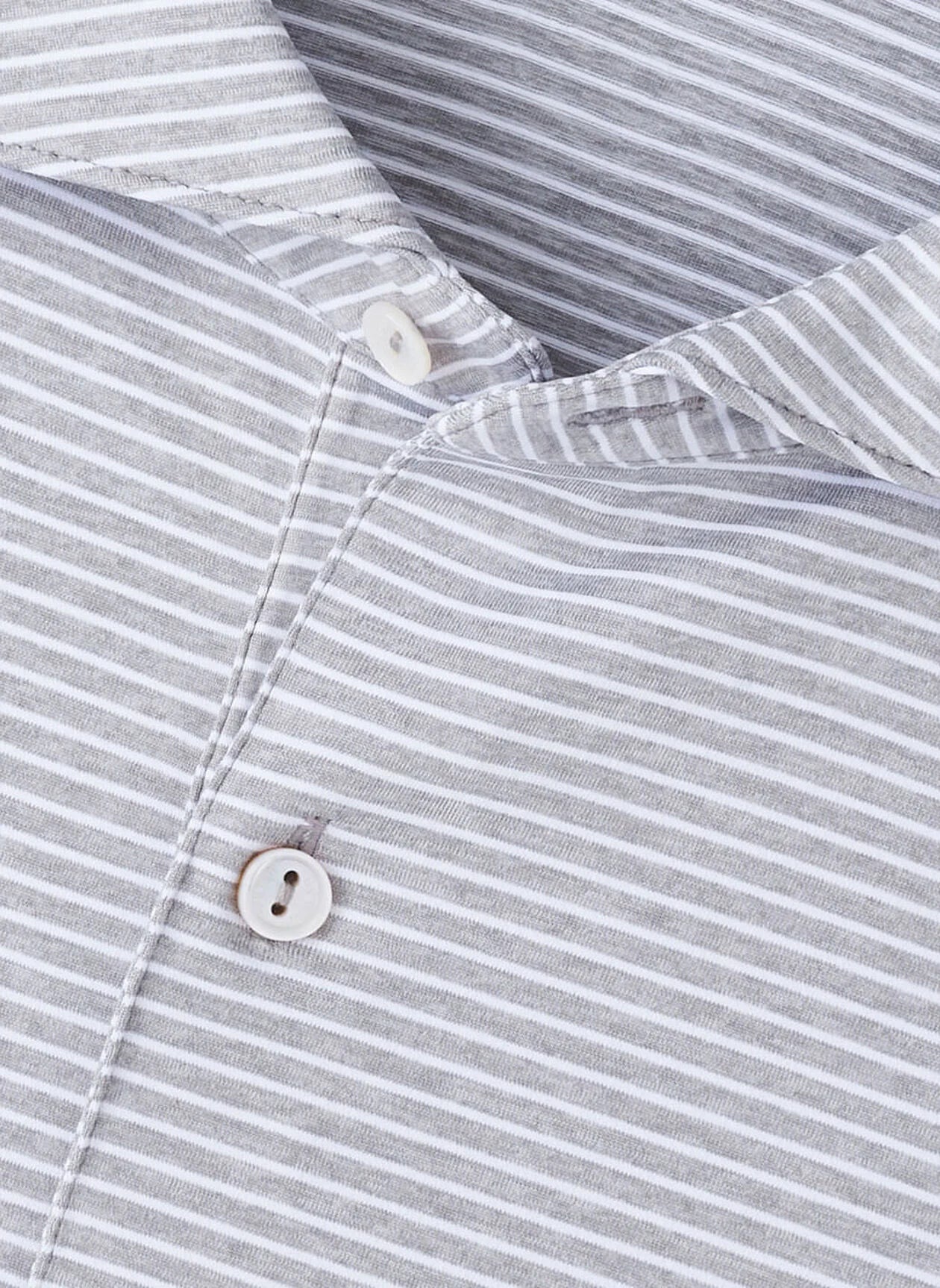 Peter Millar Ballad Performance Jersey Polo - Gale Grey