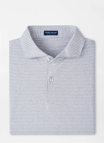 Peter Millar Ballad Performance Jersey Polo - Gale Grey