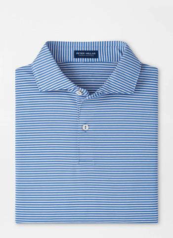 Peter Millar Ambrose Performance Jersey Polo - Lunar Blue