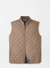 Peter Millar Essex Vest - Poplar Brown