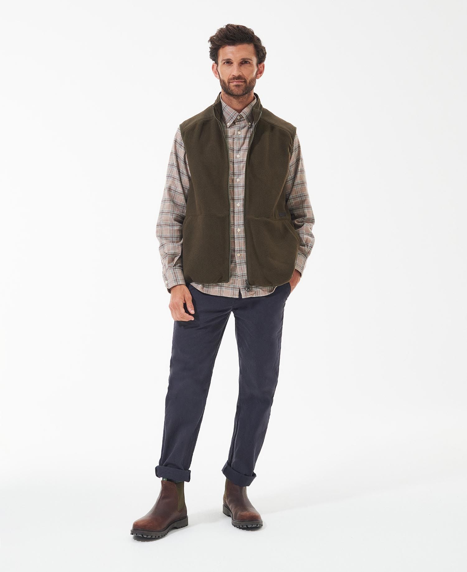 Barbour Country Fleece Gilet - Olive