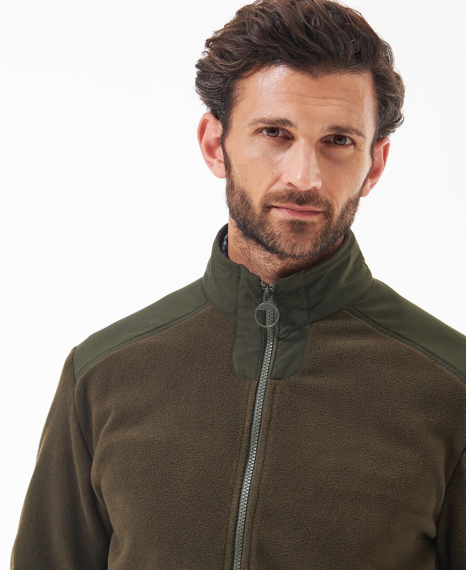 Barbour Country Fleece Jacket - Olive
