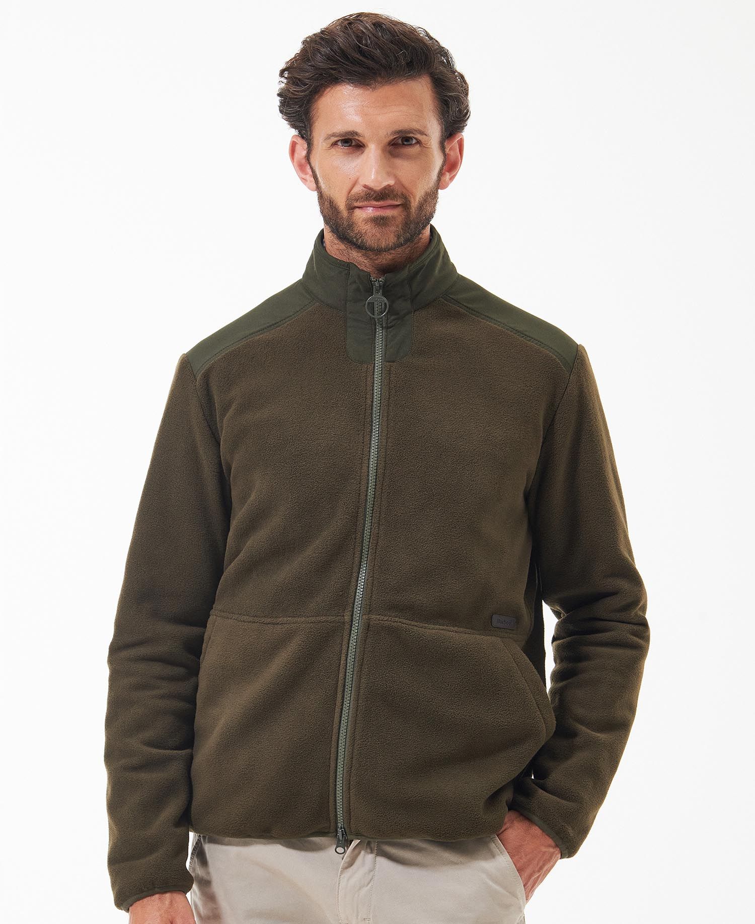 Barbour Country Fleece Jacket - Olive