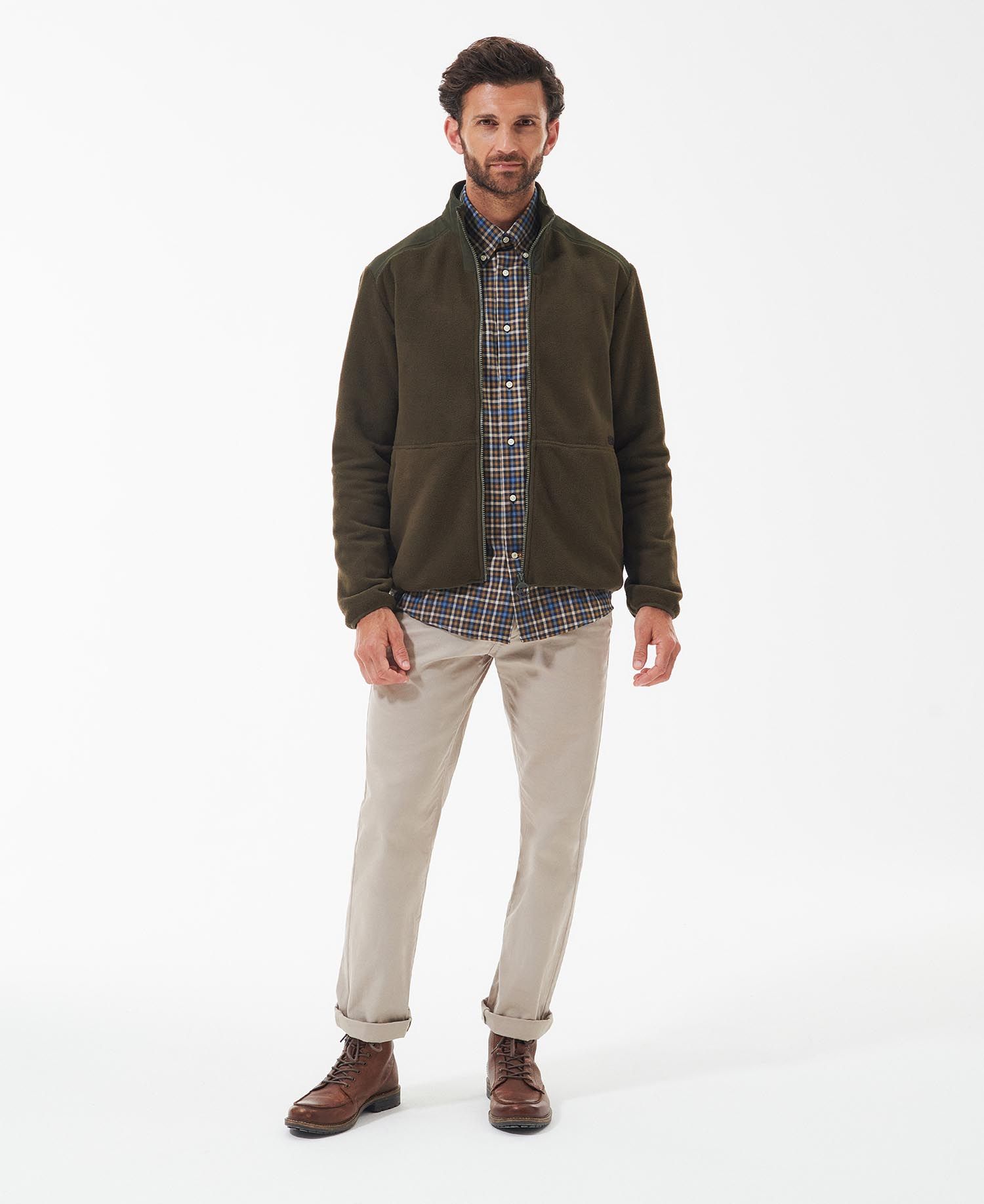 Barbour Country Fleece Jacket - Olive