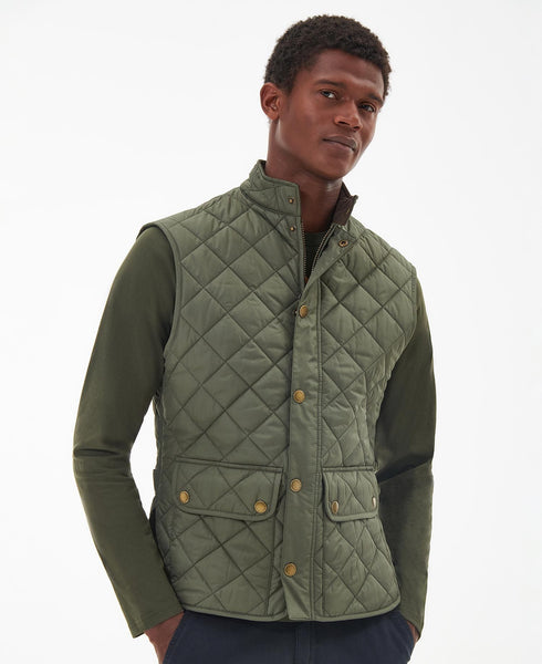 Barbour Lowerdale Quilted Vest in Dusty Olive The Lucky Knot Men s