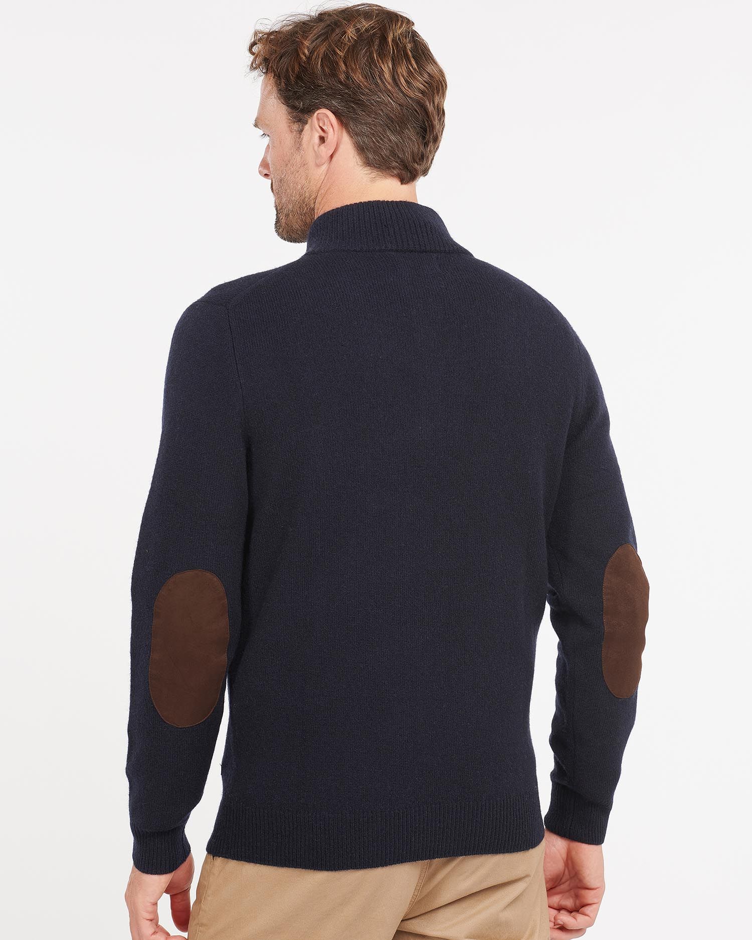 Barbour Patch Half Zip - Navy