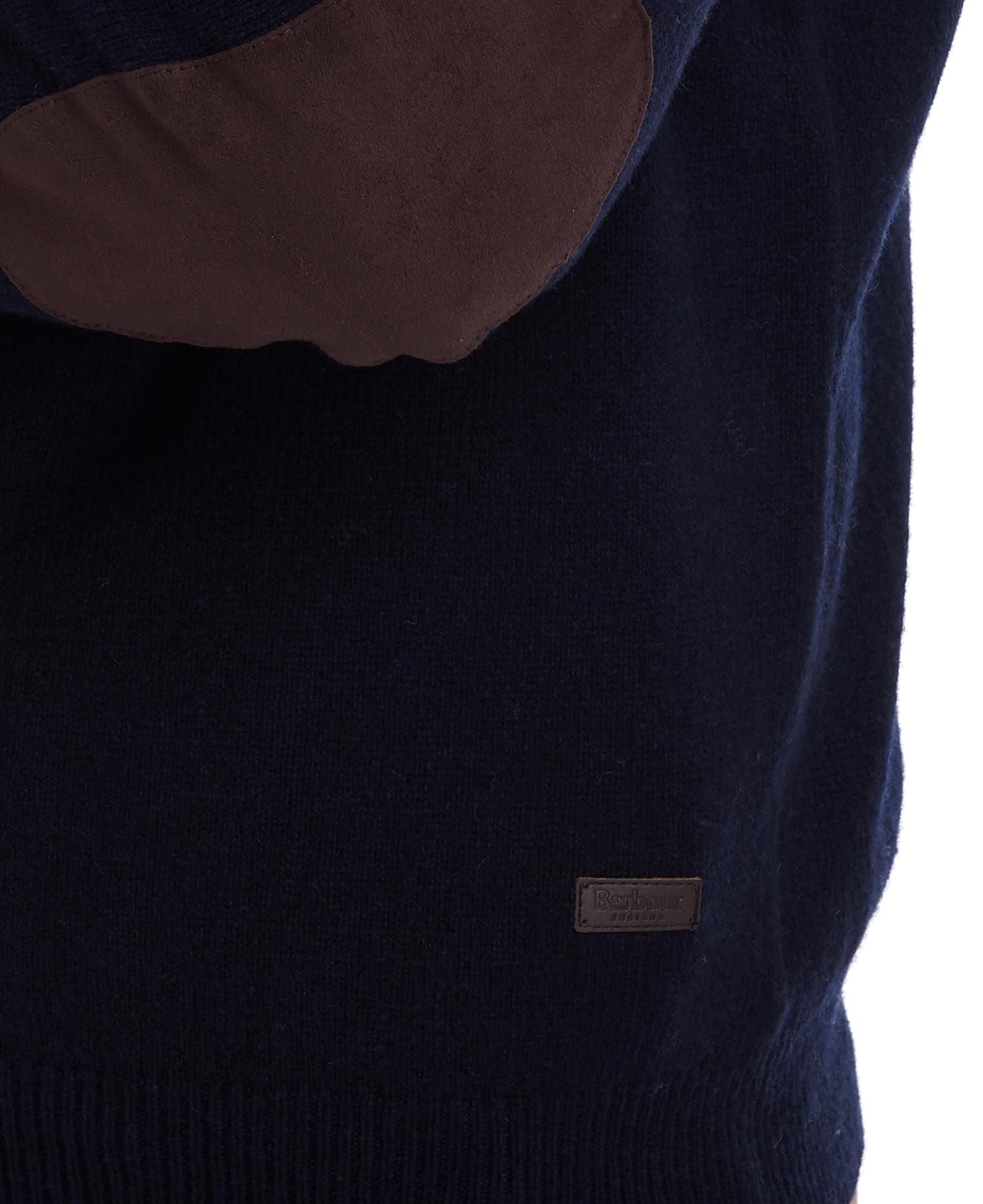 Barbour Patch Half Zip - Navy