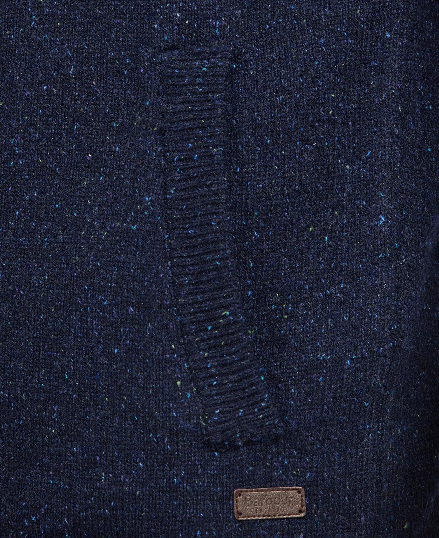 Barbour Tisbury Zip Through Sweater - Navy