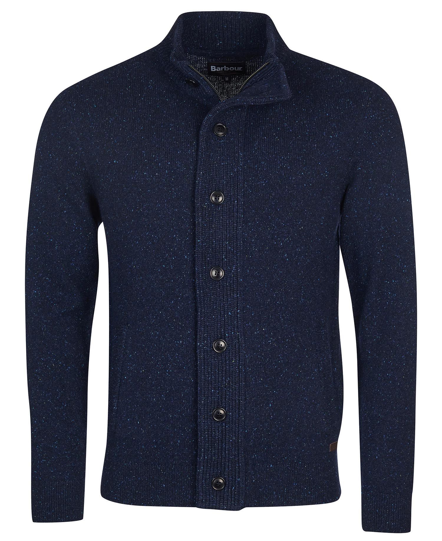 Barbour Tisbury Zip Through Sweater - Navy