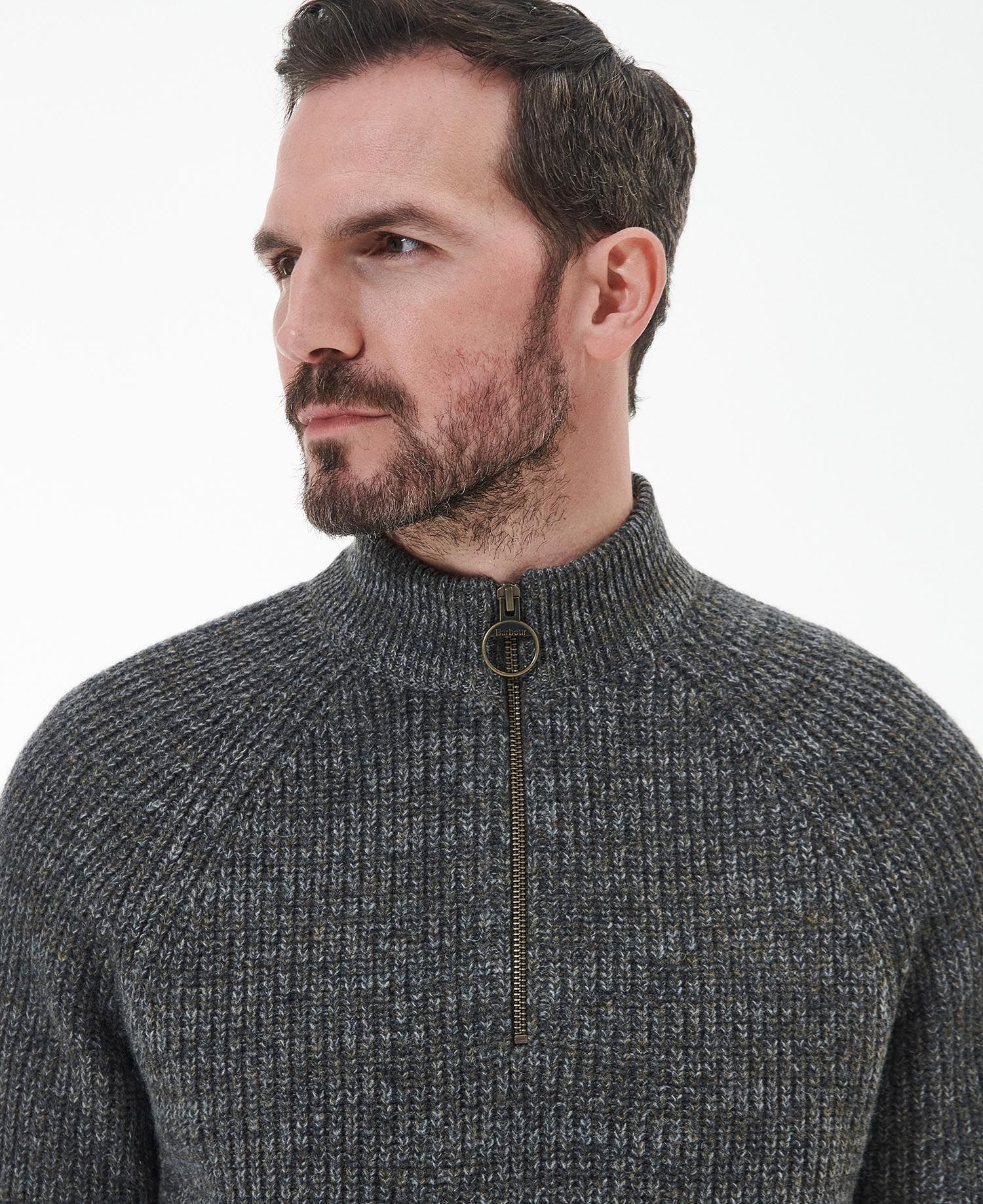 Barbour Horseford Half Zip - Olive