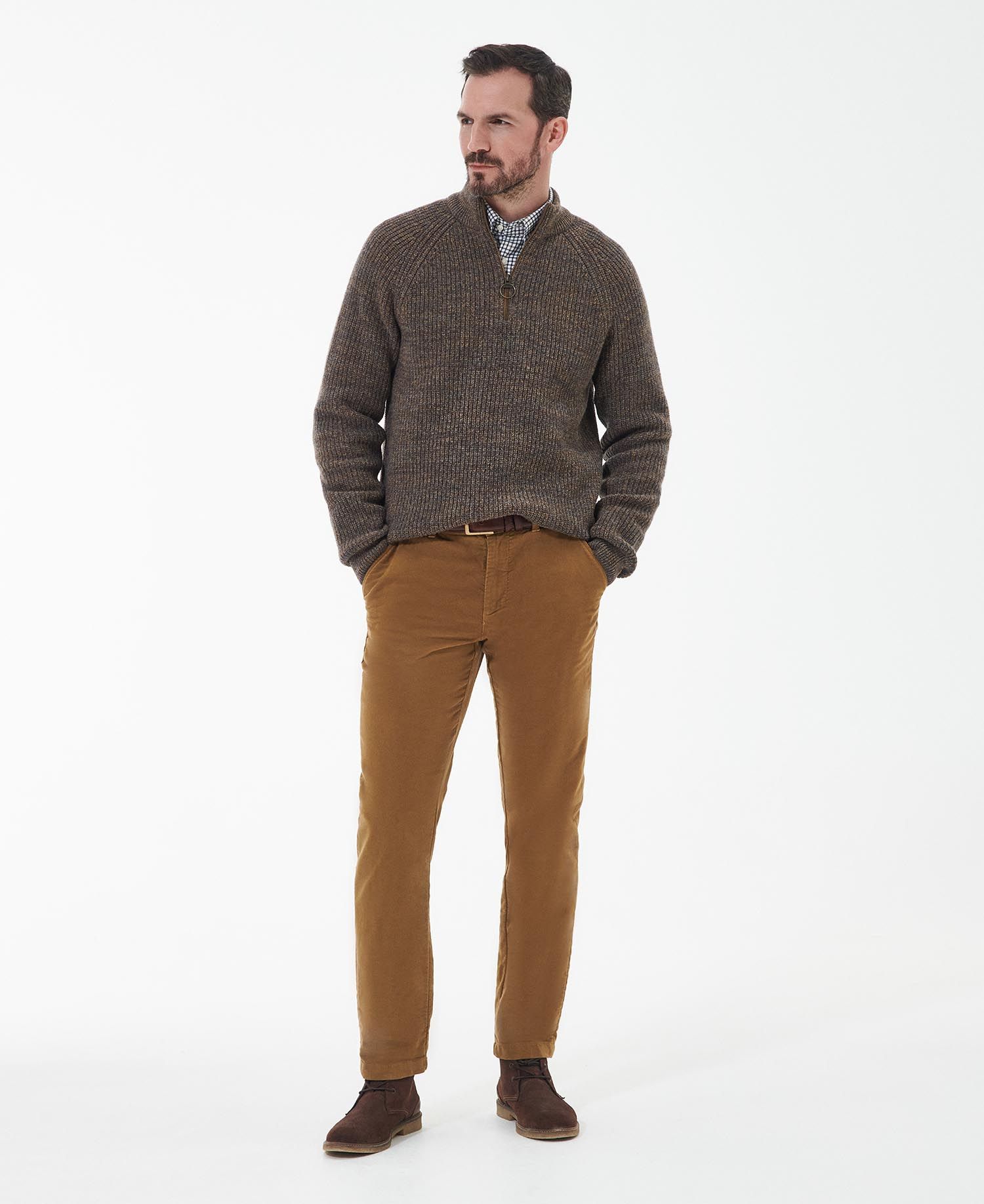 Barbour Horseford Half Zip - Sandstone