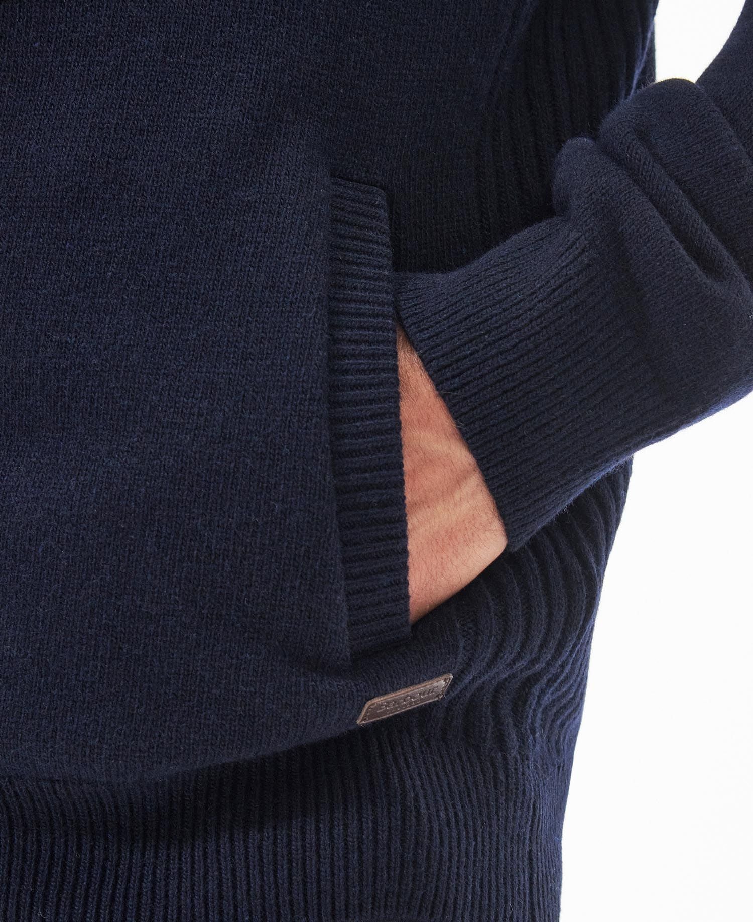 Barbour Nelson Essential Full Zip - Navy