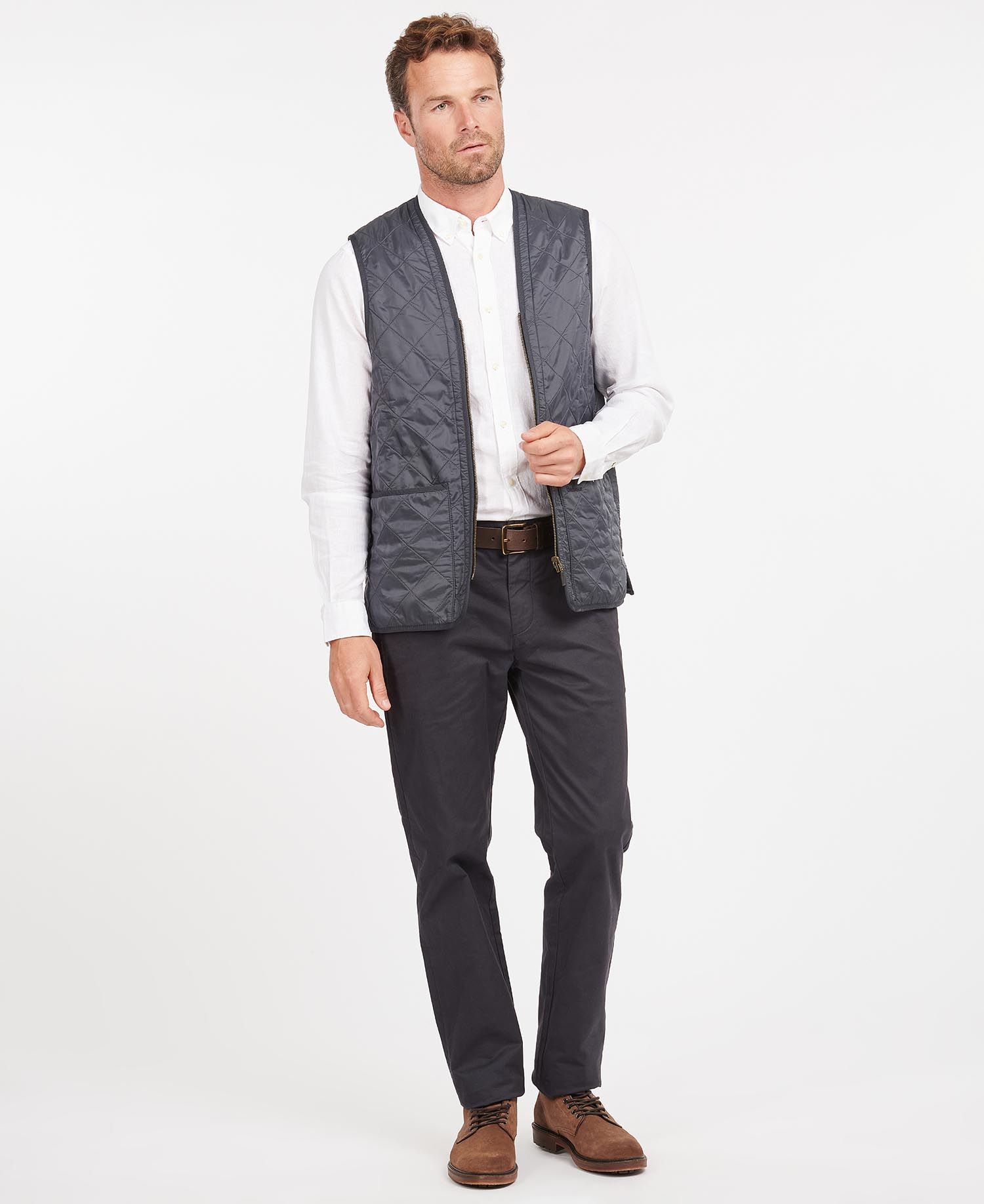 Barbour Polarquilt Waistcoat/Zip-In Liner - Navy