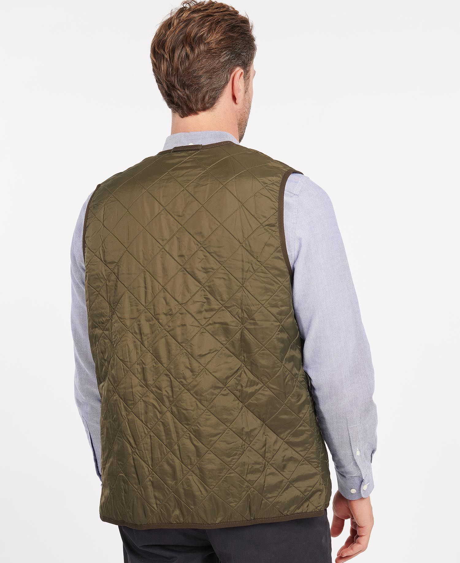 Barbour Polarquilt Waistcoat/Zip-In Liner - Olive
