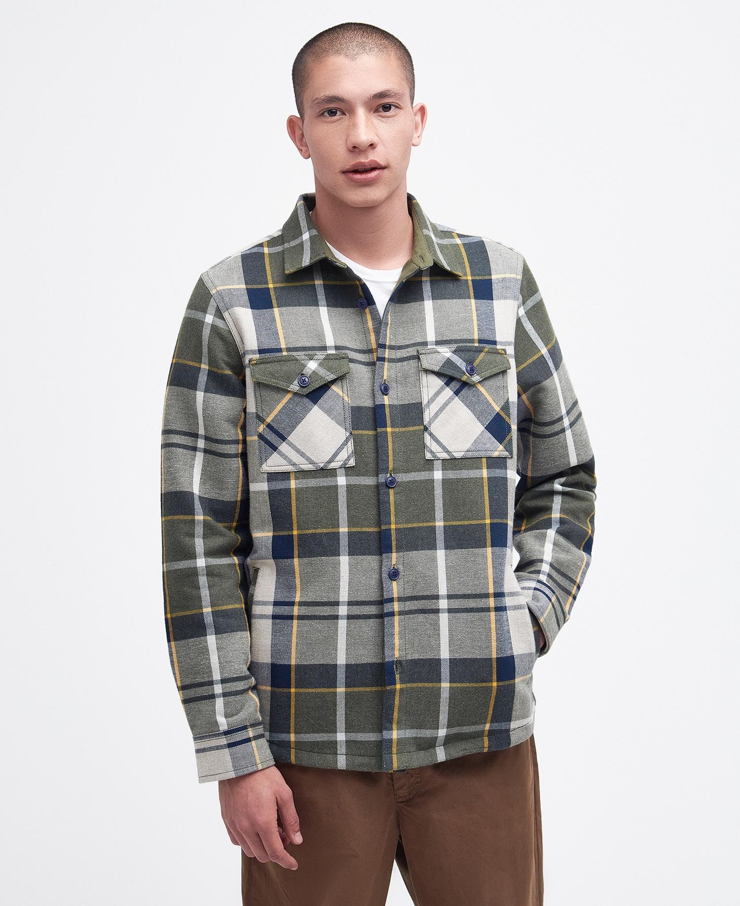 Barbour Cannich Overshirt - Forest Mist
