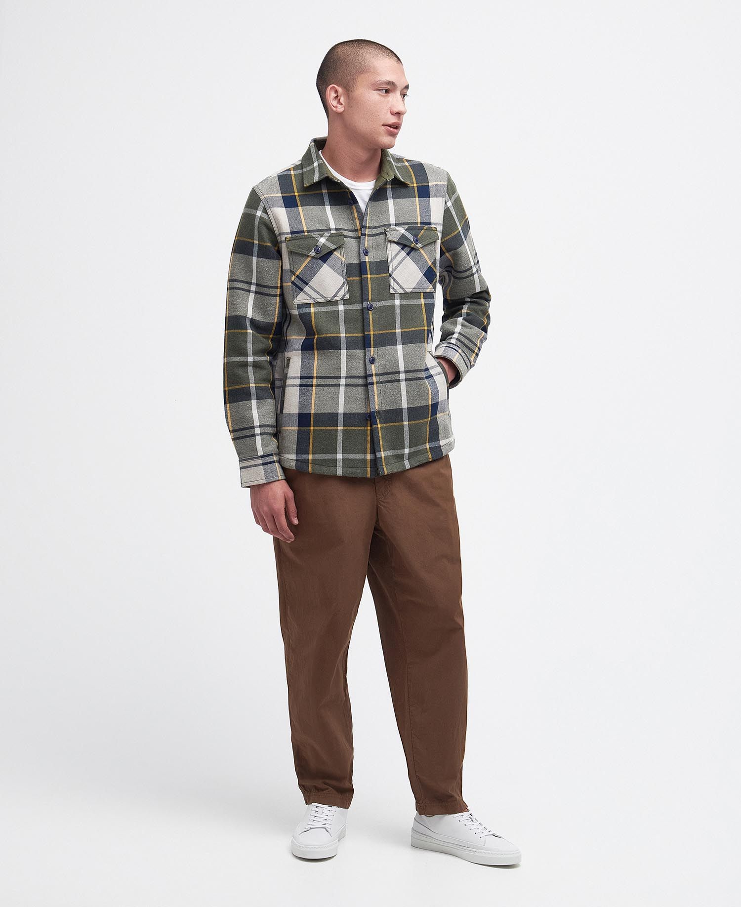 Barbour Cannich Overshirt - Forest Mist