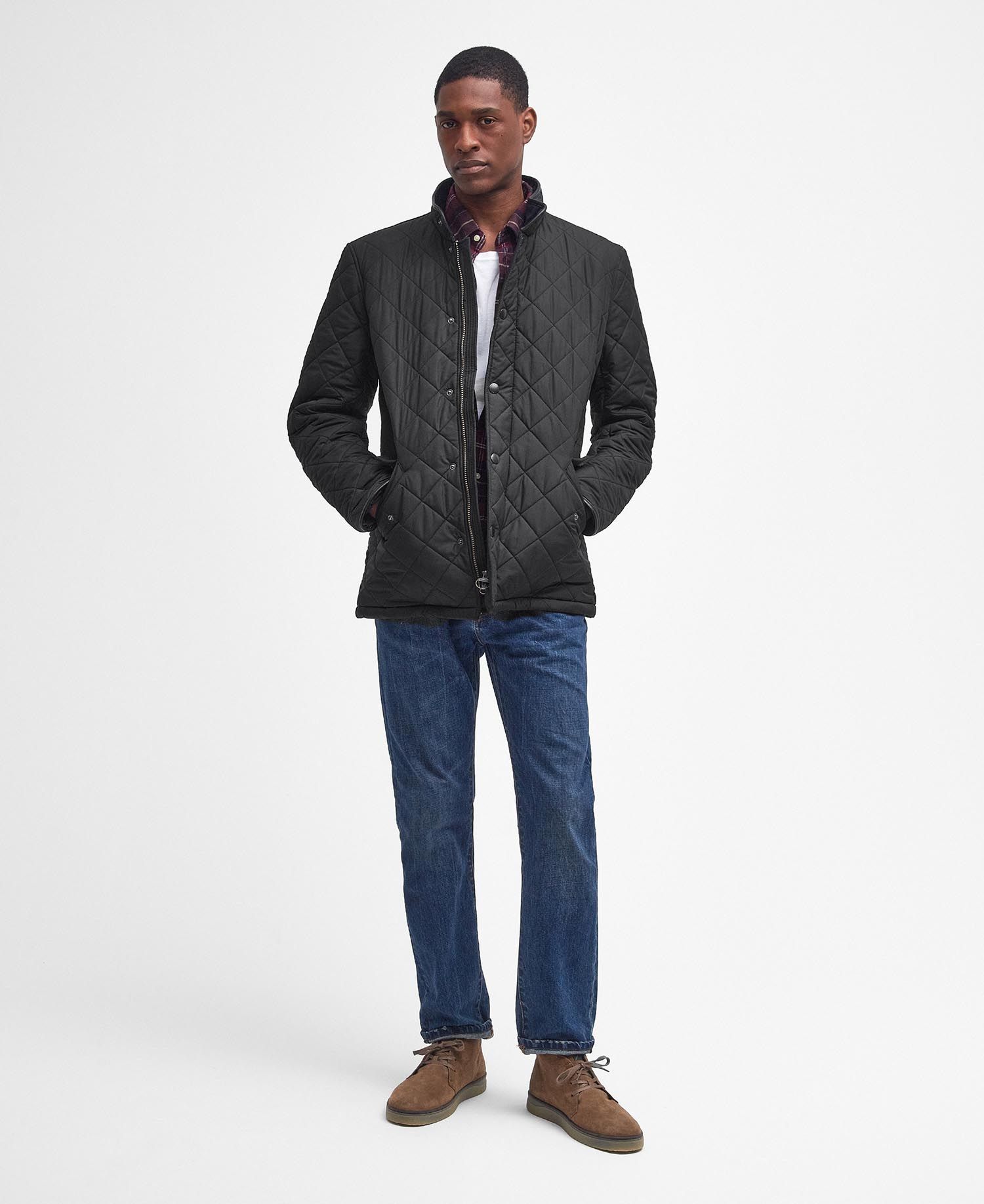 Barbour Powell Quilted Jacket - Black