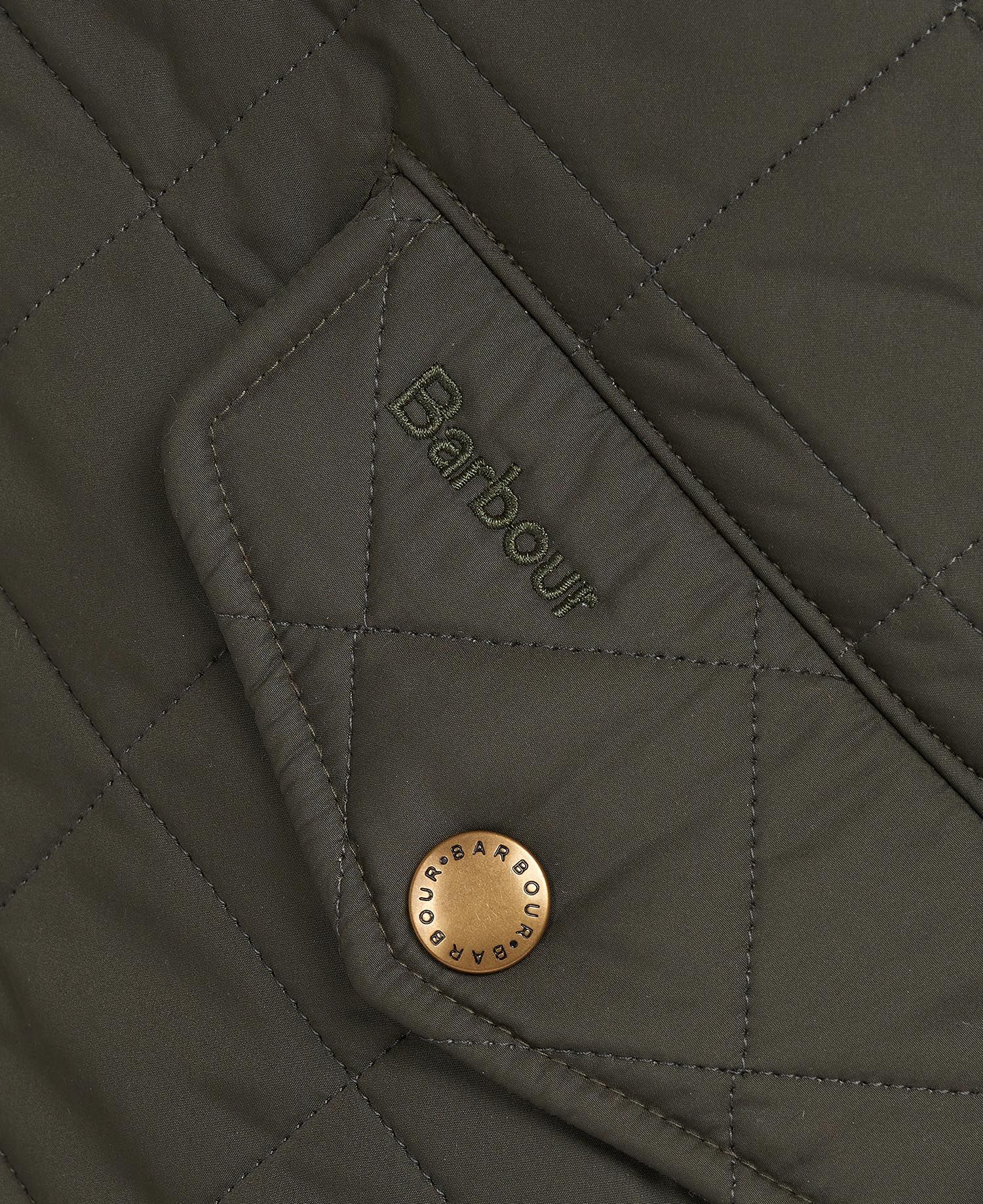 Barbour Powell Quilted Jacket - Sage Green