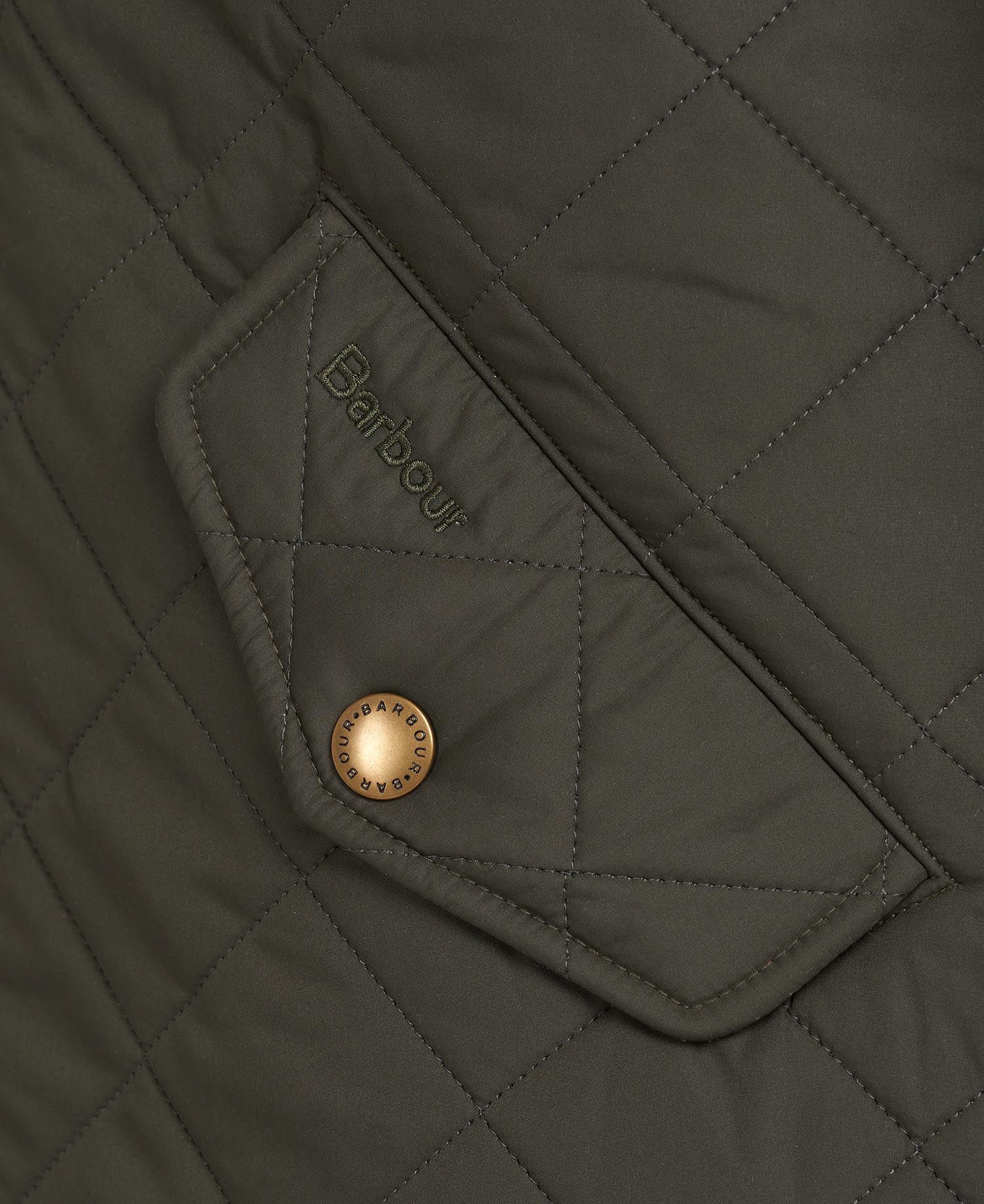 Barbour Powell Quilted Jacket - Sage Green