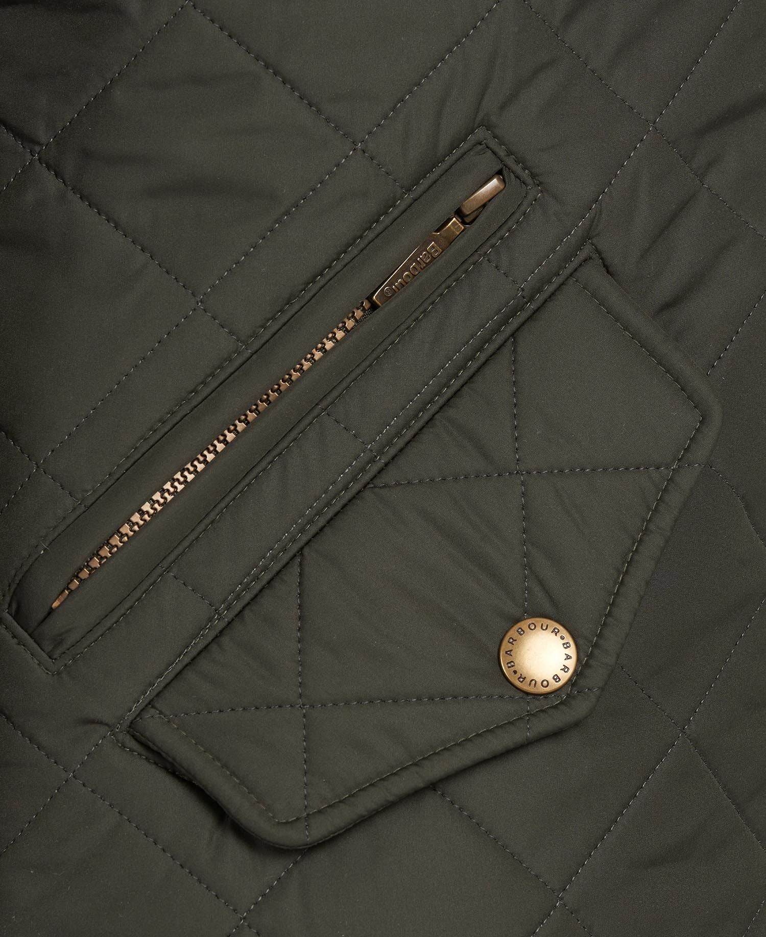 Barbour Powell Quilted Jacket - Sage Green