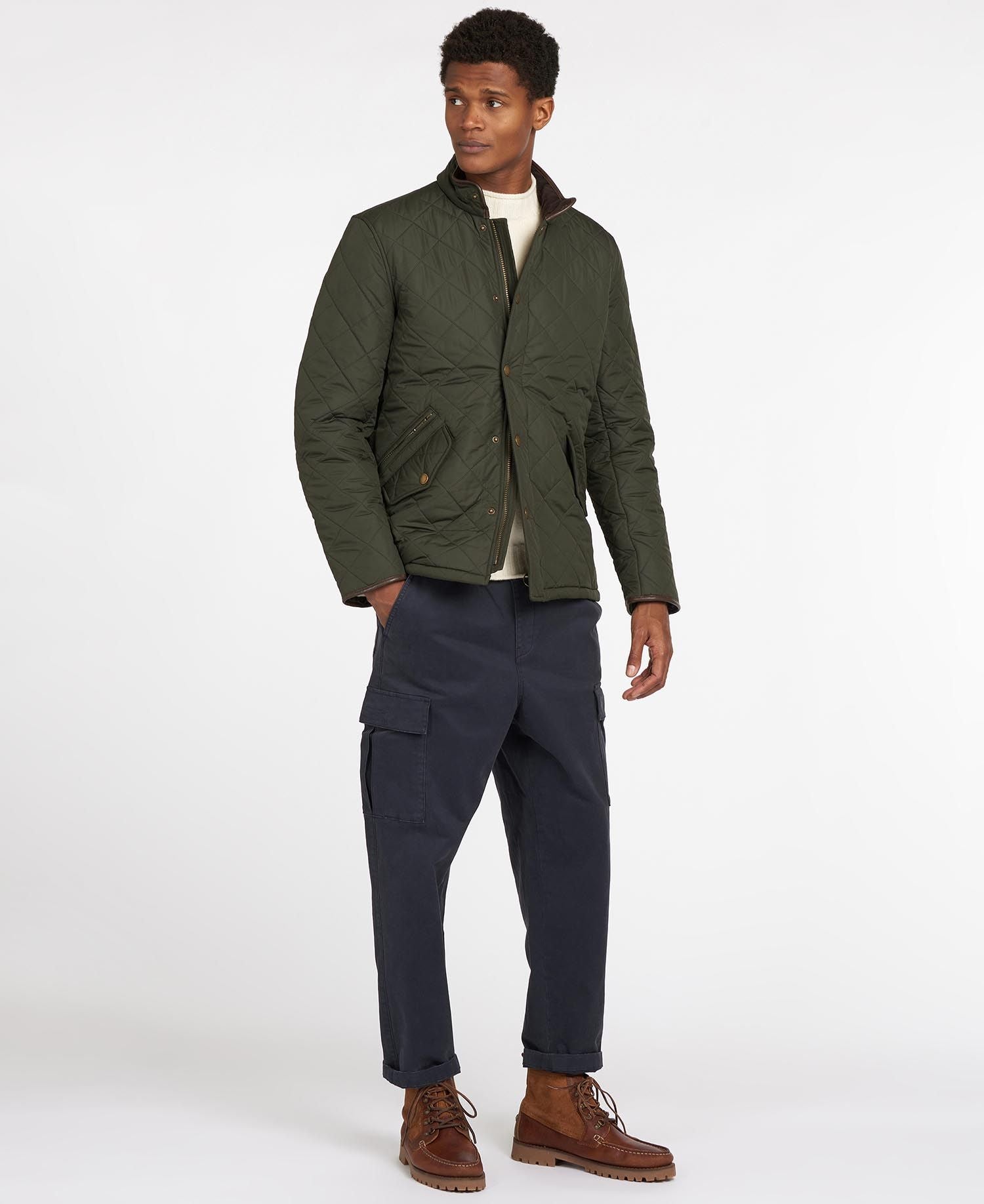 Barbour Powell Quilted Jacket - Sage Green