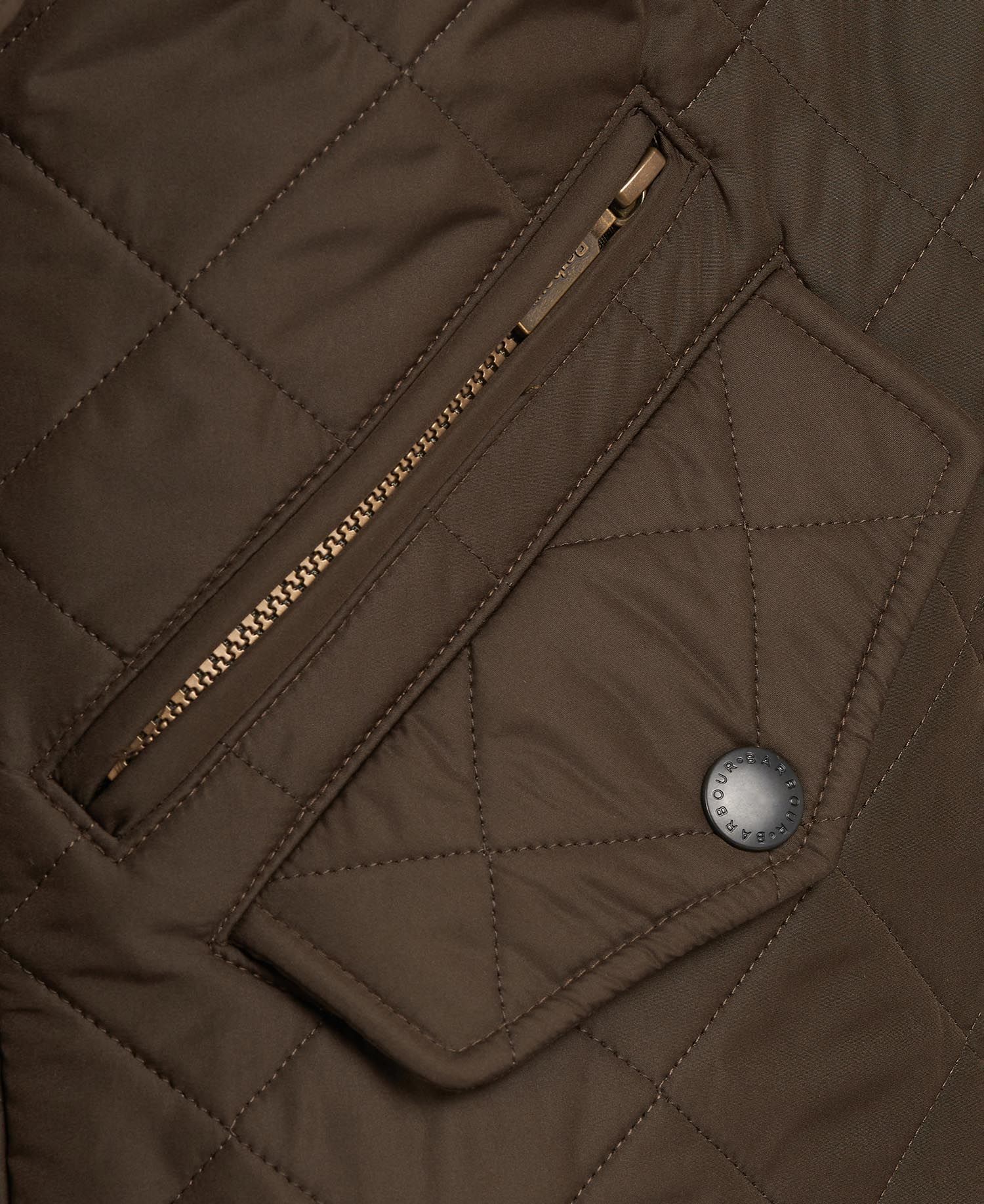 Barbour Powell Quilted Jacket - Olive