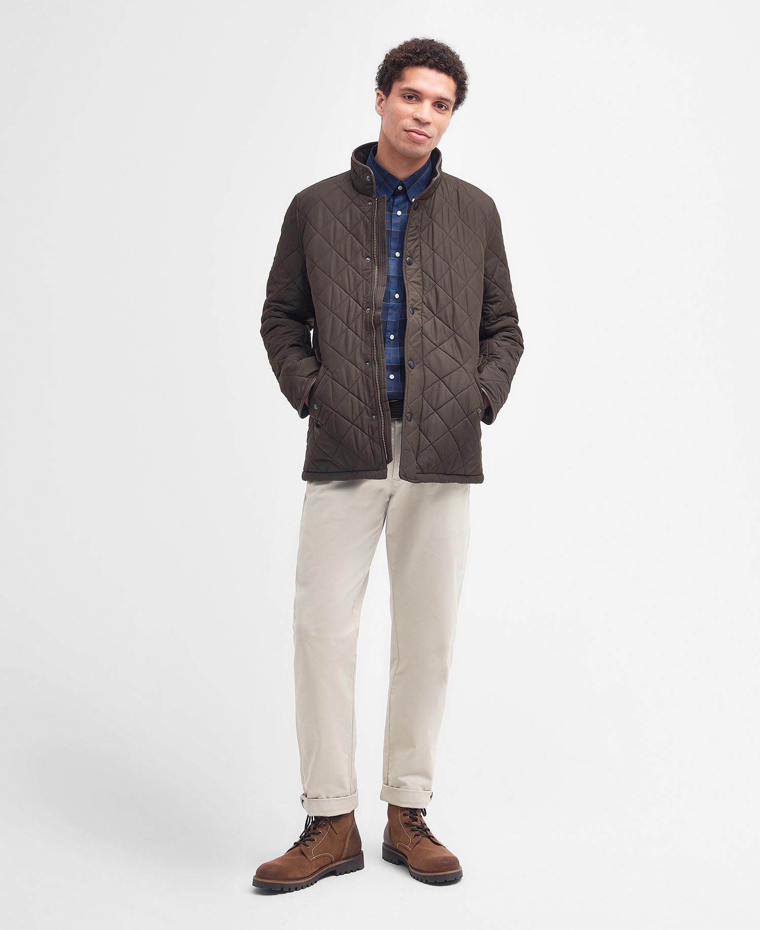 Barbour Powell Quilted Jacket - Olive